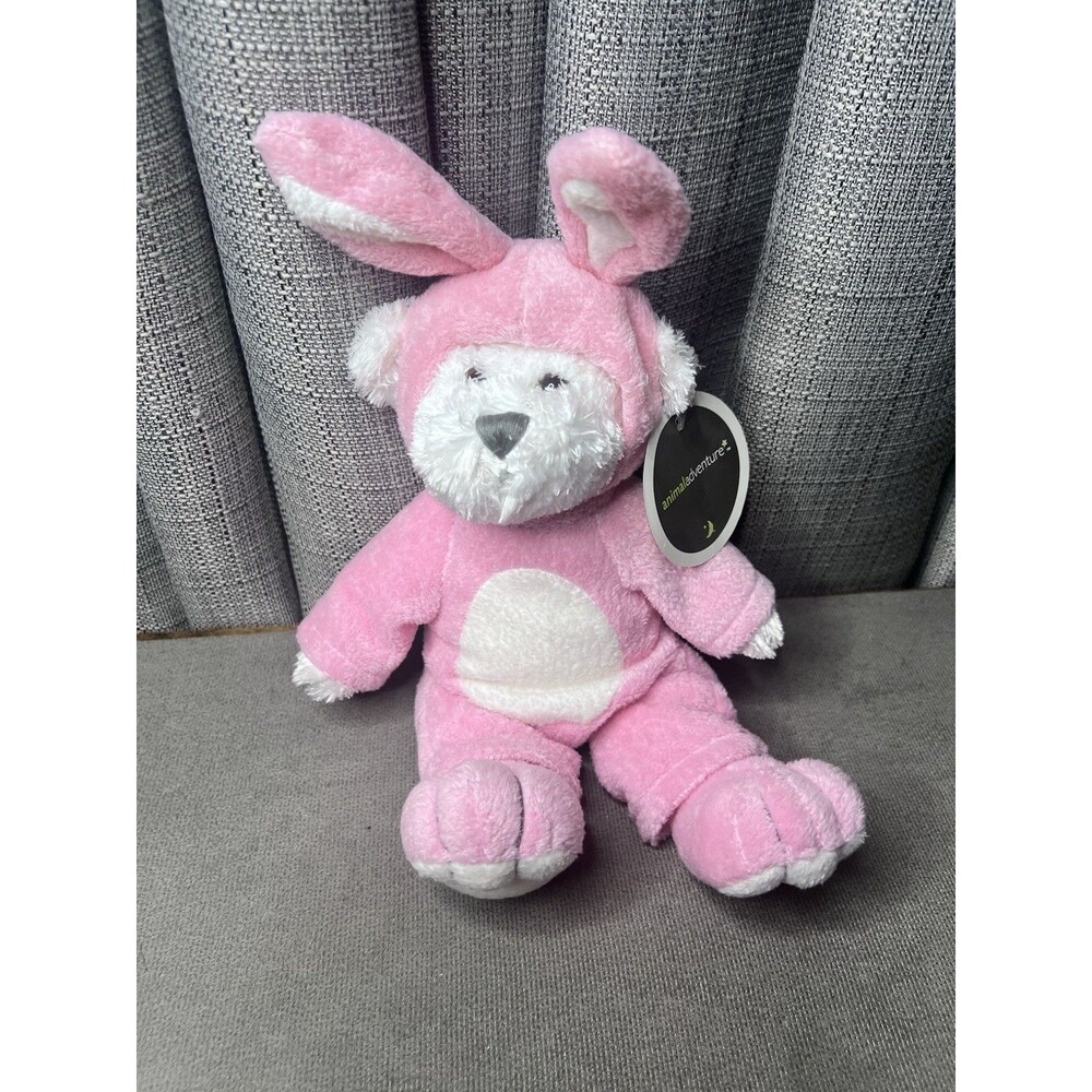 Animal Adventure Bear Bunny Costume Plush Stuffed Animal Toy 12 Inch 2009